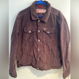 Iron and Resin Women’s XL Brown Corduroy 5 Button Jacket